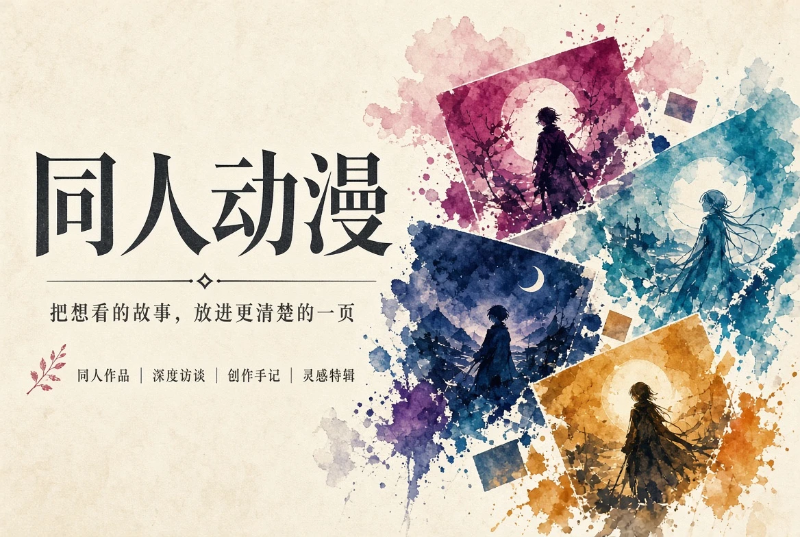 同人动漫封面视觉